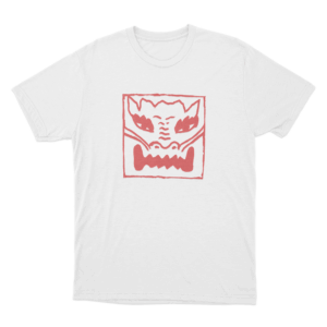 Dragon Face Unisex T Shirt White