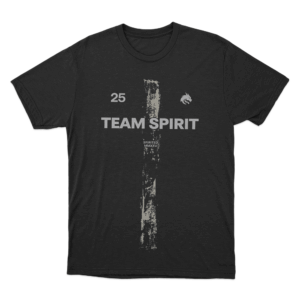 Team Spirit 25 Cross Style Unisex T Shirt Black
