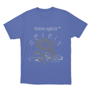 Team Spirit 25 Dragon Unisex T Shirt Blue