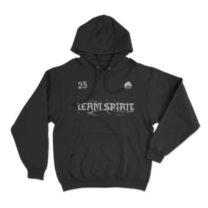 Team Spirit 25 Unisex Hoodie Black