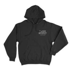Team Spirit Unisex Hoodie Black