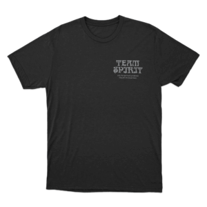 Team Spirit Unisex T Shirt Black