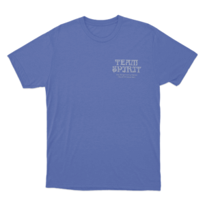 Team Spirit Unisex T Shirt Blue