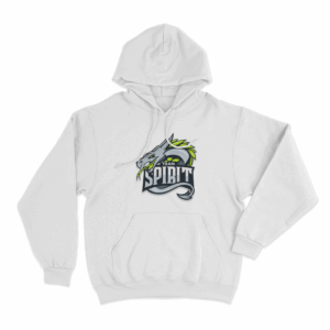 Team Spirit Vintage Logo Unisex Hoodie White