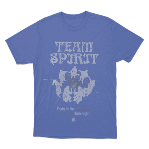 Train In The Darkness Unisex T Shirt Blue